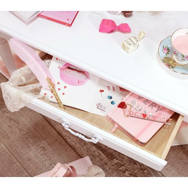 直送】テーブル大/Blanc(ブラン)｜かわいいお姫様インテリア家具・雑貨