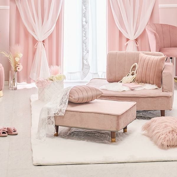 直送】モチふわラビットタッチエコファーラグ(180×180)｜かわいい