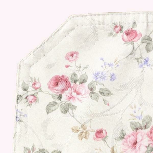 ローズ柄はっ水ランチョンマット（アイボリー） テーブルクロス・ランチョンマット 画像4