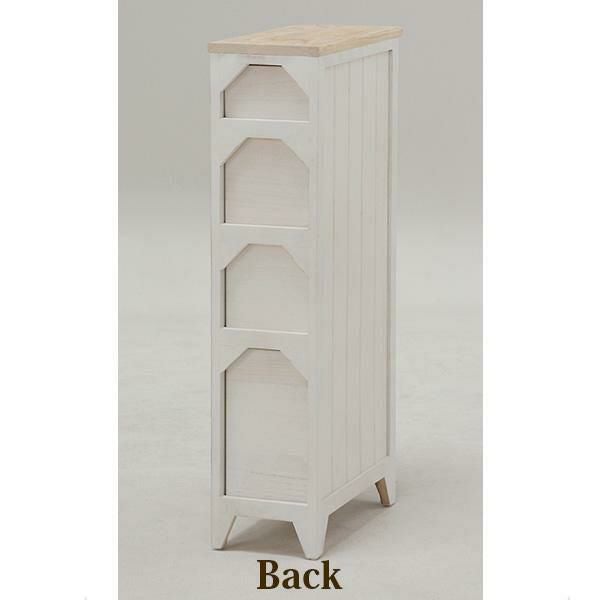 直送】フレンチカントリー風スリムラック(幅20cm)｜かわいいお姫様