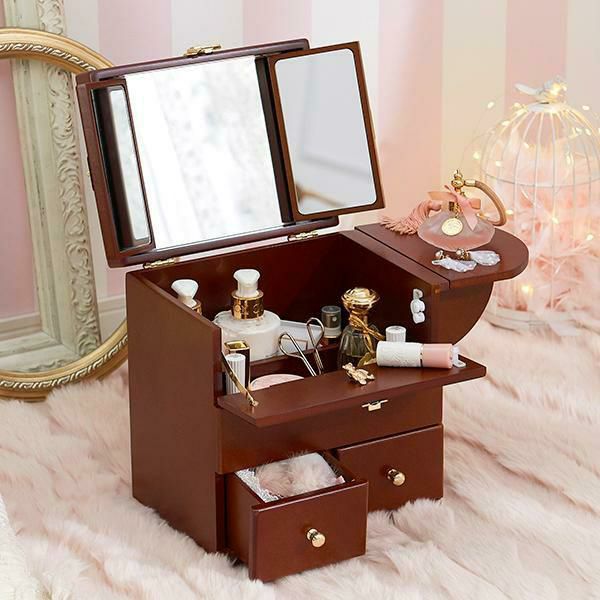 直送】ベーシックコスメボックス｜かわいいお姫様インテリア家具・雑貨