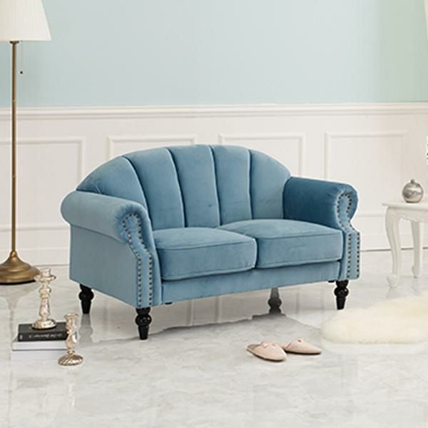 直送】クラシカルシェルソファ(2人掛け)｜かわいいお姫様インテリア