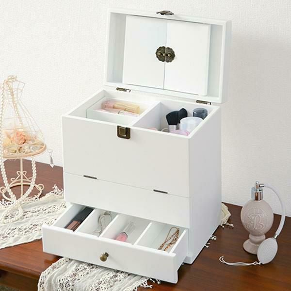 直送】アンティーク風コスメボックス｜かわいいお姫様インテリア家具