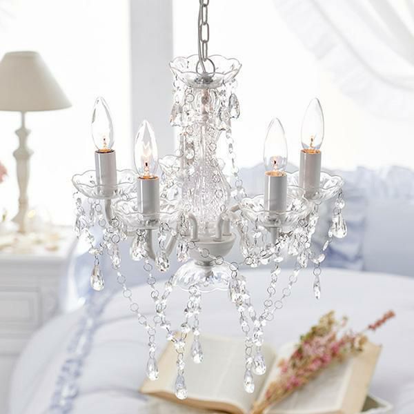 直送】シャンデリア 5灯(シャンデリア球付き)｜かわいいお姫様