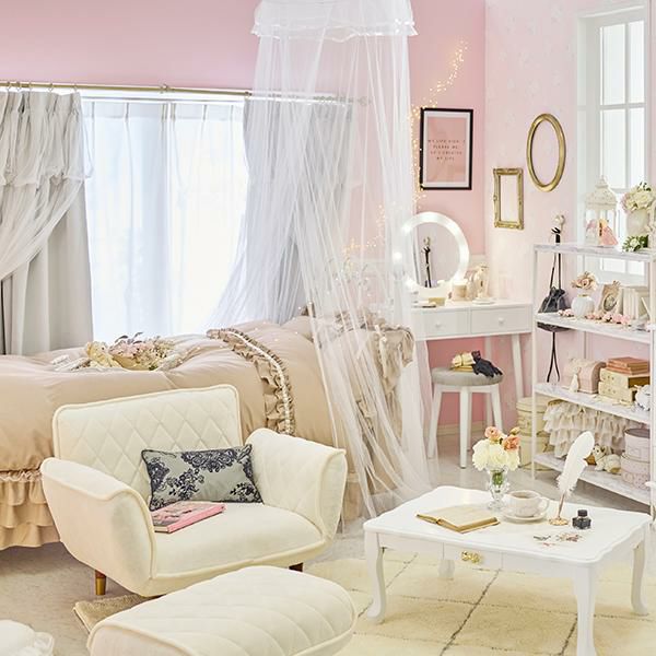 スリーピングカーテン(天蓋)【ラッピング対応可能】｜かわいいお姫様