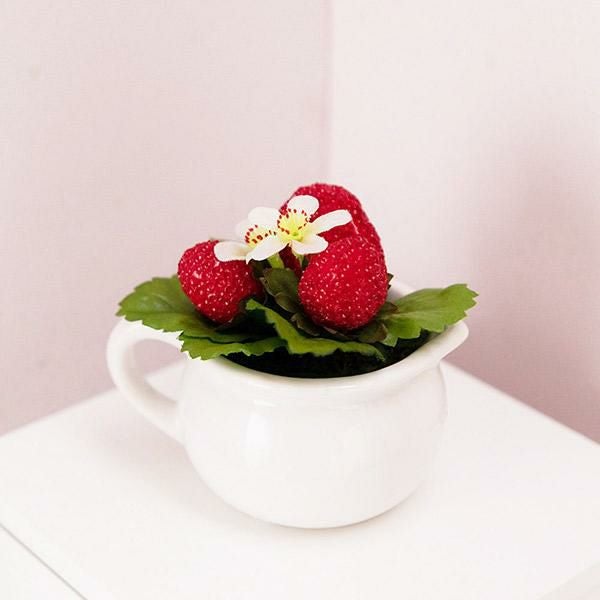 グリーンピッチャーPS（ストロベリー） インテリア装飾グッズ 画像1