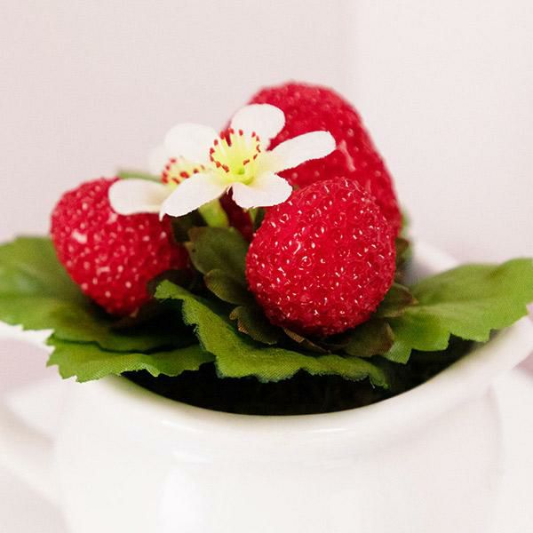 グリーンピッチャーPS（ストロベリー） インテリア装飾グッズ 画像2