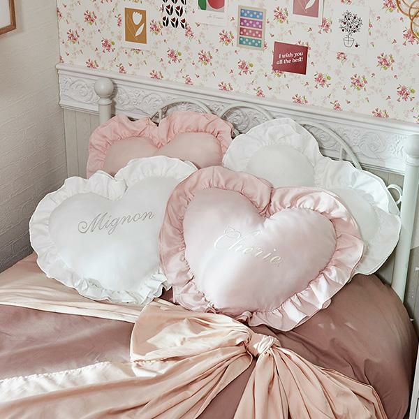 ポイント10倍♪～2/9 AM10:00まで】Mignonハートクッション