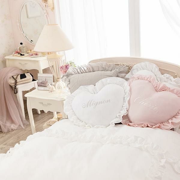 Mignonハートクッション【ラッピング対応可能】｜かわいいお姫様