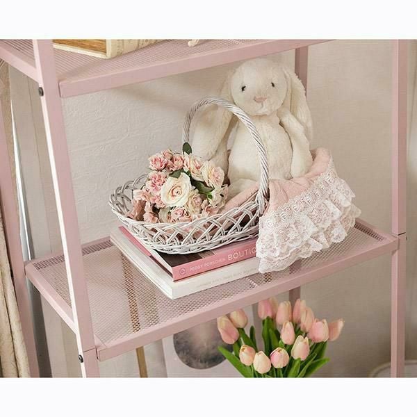 直送】くすみダスティカラーのオープンラック｜かわいいお姫様