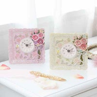 デコラティブローズ置時計 置き時計 画像1