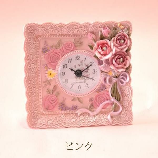デコラティブローズ置時計 置き時計 画像4