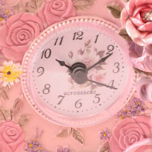 デコラティブローズ置時計 置き時計 画像8