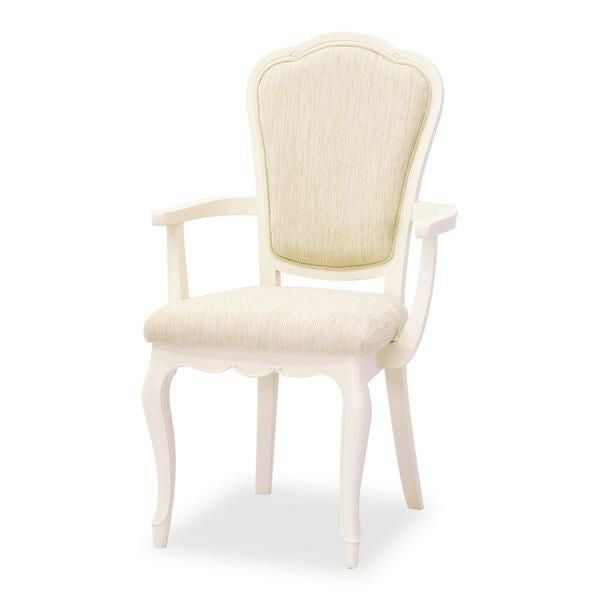 アームチェア（ファブリックバック）/ジャルダン ダイニングチェア 画像1