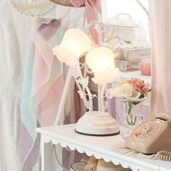 【美品】フラワースタンドライト(ロマンティックプリンセス) フラワースタンドライト(Muguet)/2灯 レビュー | ロマンティックプリンセス