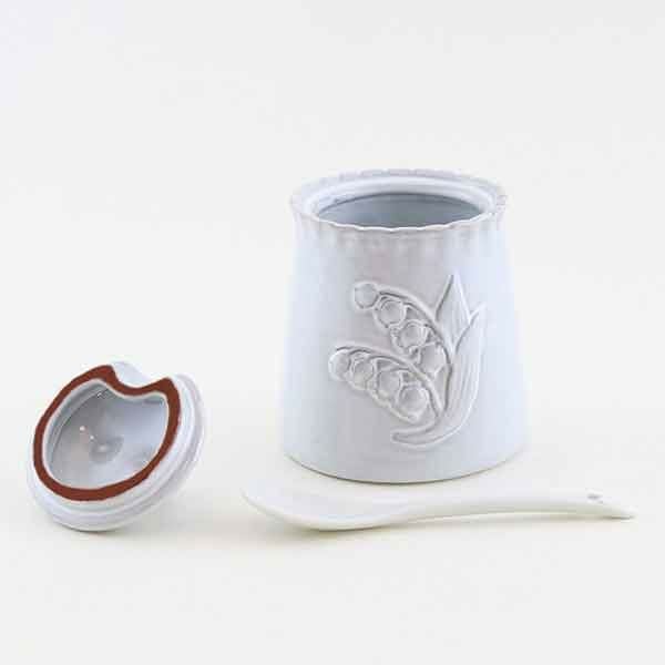 スプーン付きシュガーポット（Muguet） 保存容器・キャニスター 画像6