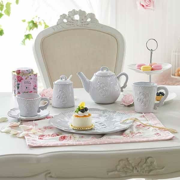 スプーン付きシュガーポット（Muguet） 保存容器・キャニスター 画像7