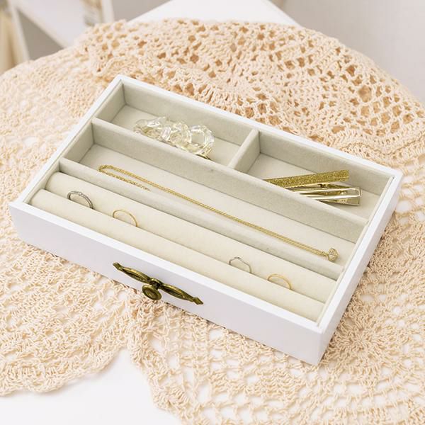 直送】アクセサリーケース3段/アンティークローズ｜かわいいお姫様