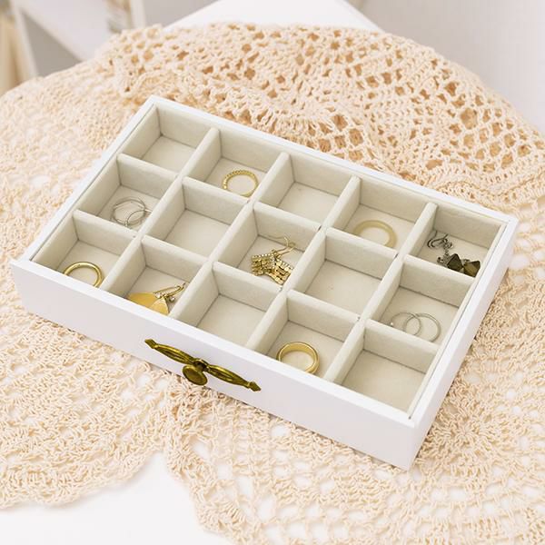 アクセサリーケース　5段／アンティークローズ アクセサリー収納 画像12