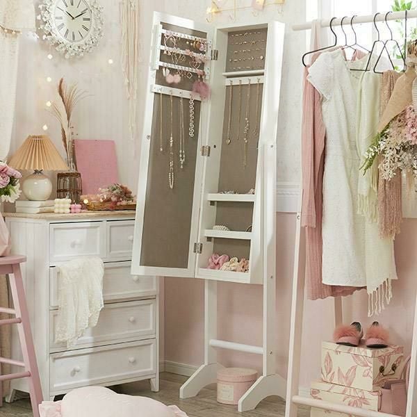 直送】収納付きミラー｜かわいいお姫様インテリア家具・雑貨の通販