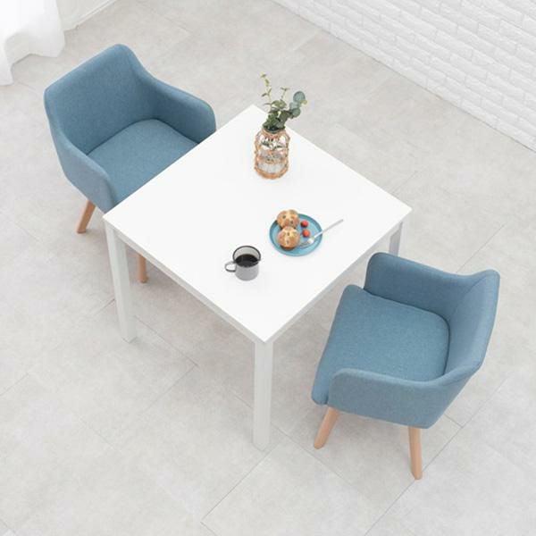 ファブリックチェア(肘あり・2脚セット) ダイニングチェア 画像18