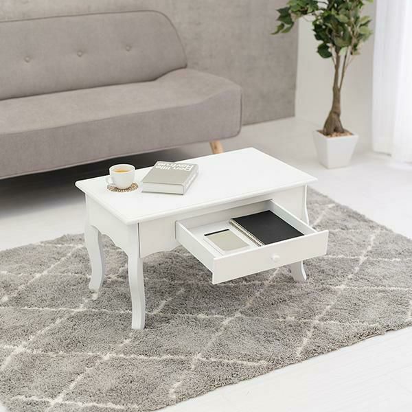 直送】引き出し付き猫脚テーブル(1杯)｜かわいいお姫様インテリア家具