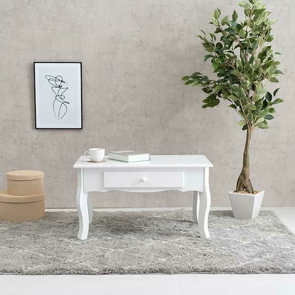 直送】引き出し付き猫脚テーブル(1杯)｜かわいいお姫様インテリア家具