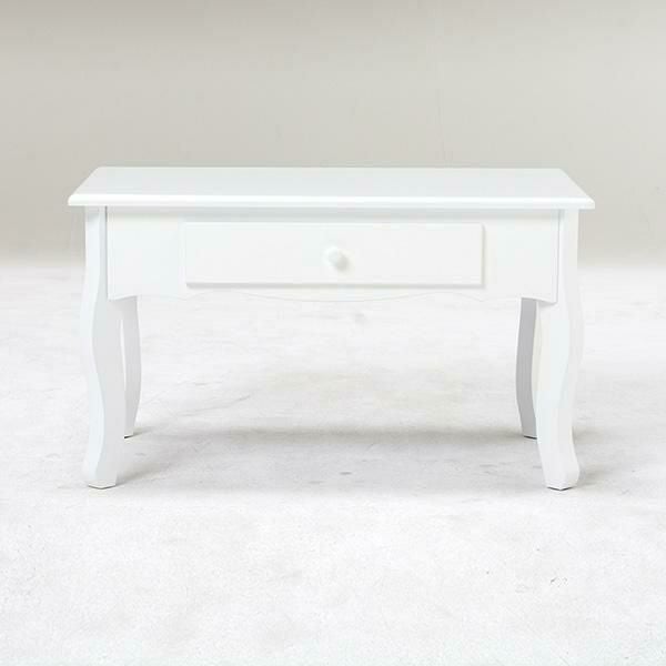 直送】引き出し付き猫脚テーブル(1杯)｜かわいいお姫様インテリア家具