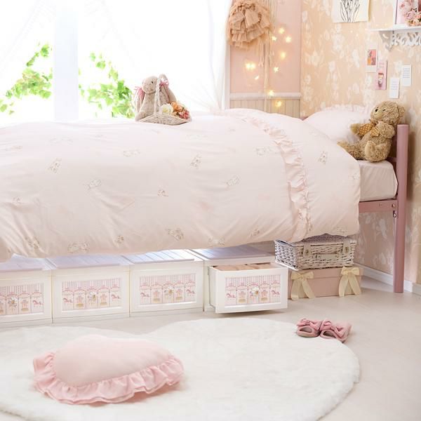 ポイント10倍♪～2/9 AM10:00まで】うさぎ柄布団カバー3点セット