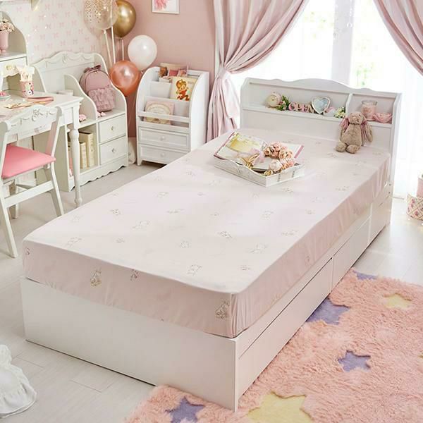 うさぎ柄布団カバー4点セット(ダブル)【ラッピング対応可能