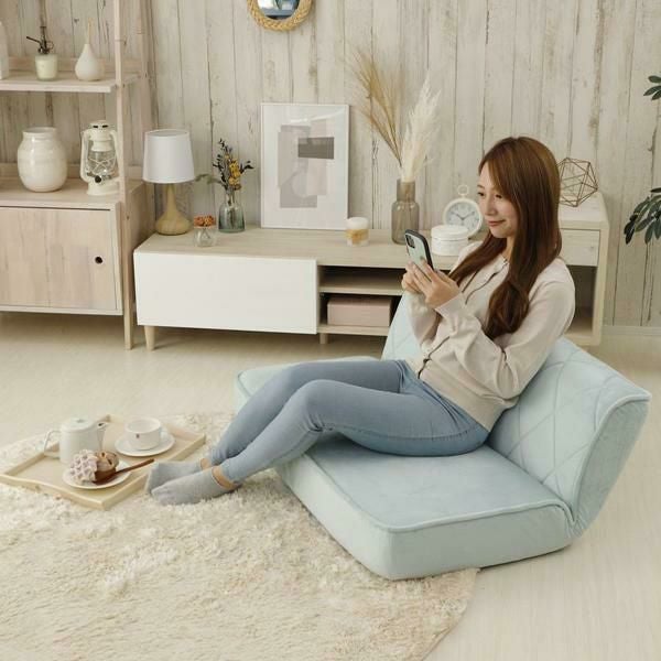 直送】くすみパステルカラーのローソファ(W)｜かわいいお姫様
