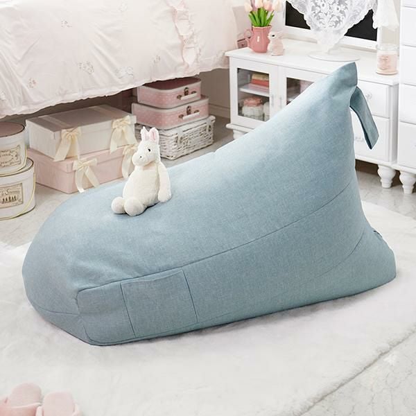 直送】背もたれゆったりビーズソファ×L｜かわいいお姫様インテリア家具