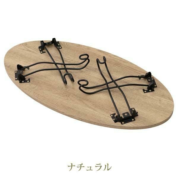 直送】猫脚折りたたみテーブル(幅80cm・ラウンド)｜かわいいお姫様