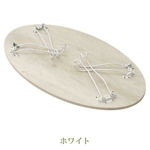 直送】猫脚折りたたみテーブル(幅90cm・ラウンド)｜かわいいお姫様