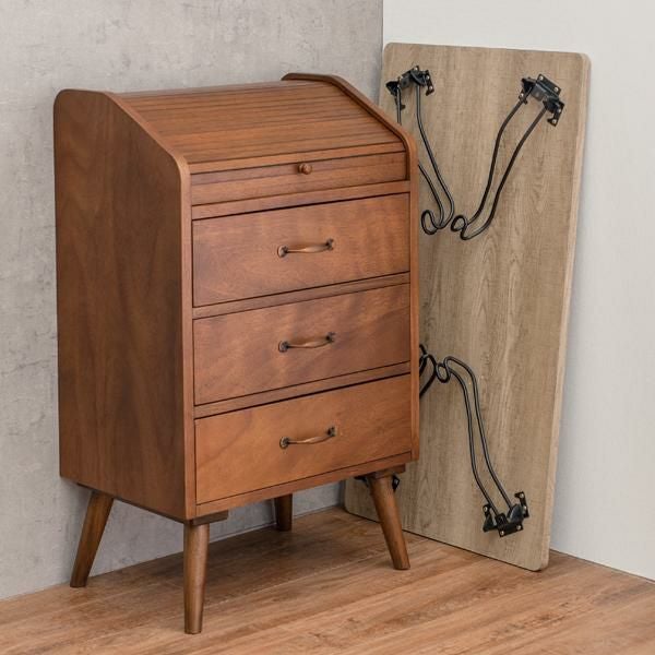 猫脚折りたたみテーブル（幅９０cm・スクエア） 折りたたみテーブル 画像12