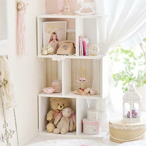 直送】オープンラック/Memory(メモリー)｜かわいいお姫様インテリア