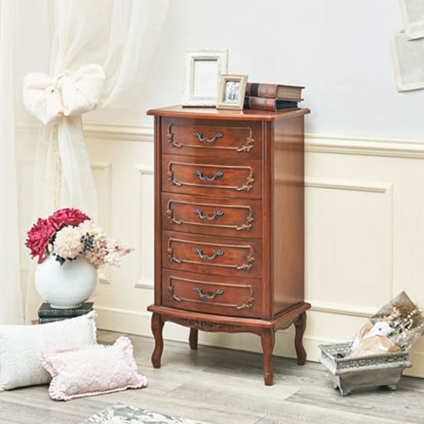 直送】取っ手が選べる猫脚チェスト小/Ruban(リュバン)｜かわいいお姫様