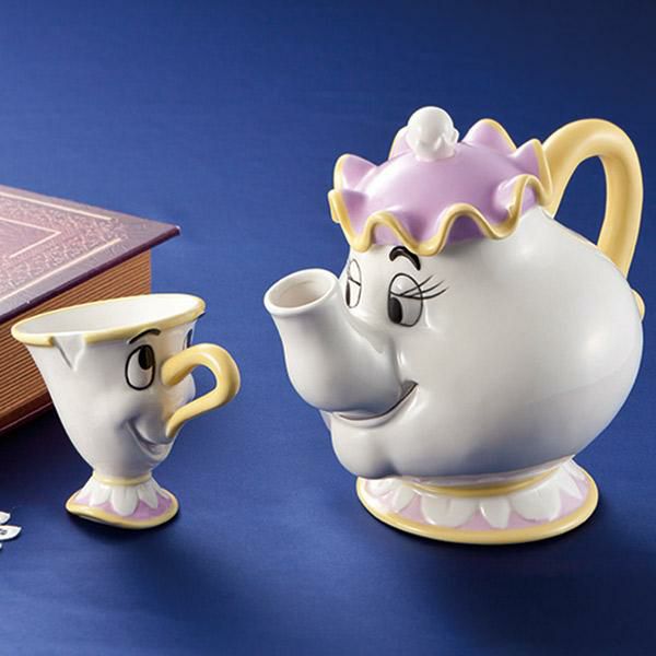 美女と野獣のティーセット/ポット夫人&チップ【ラッピング対応可能