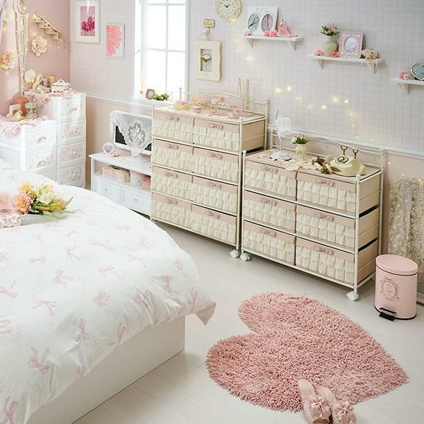 直送】フリルボックスチェスト(8杯)/peche(ペッシュ)｜かわいいお姫様