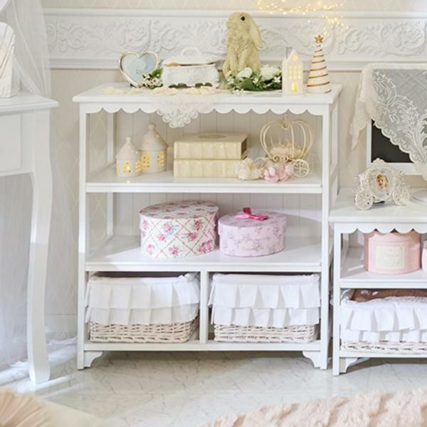 直送】フリルバスケットチェスト(2杯)/fleurette(フルレット