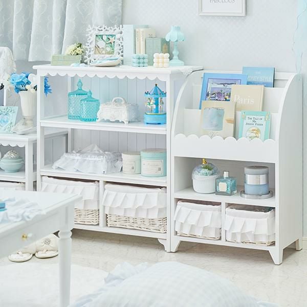 直送】フリルバスケットチェスト(2杯)/fleurette(フルレット