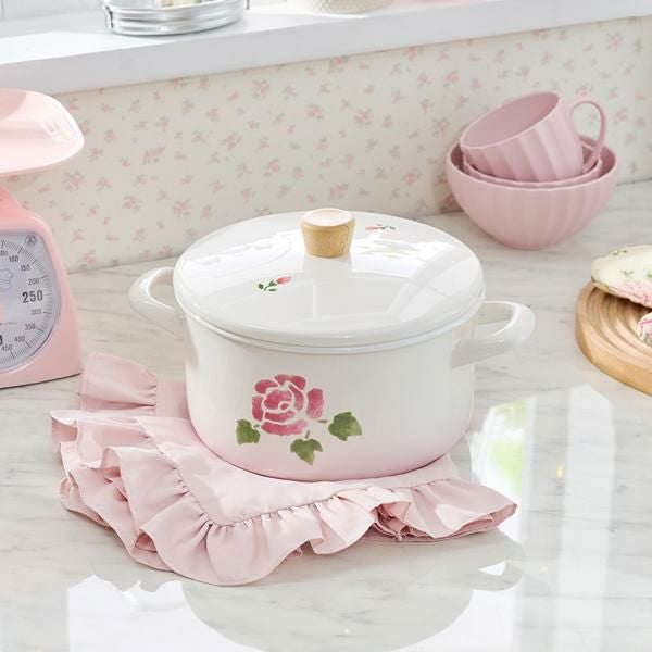 ポイント10倍♪～2/9 AM10:00まで】20cmキャセロール(ローズ)/Many