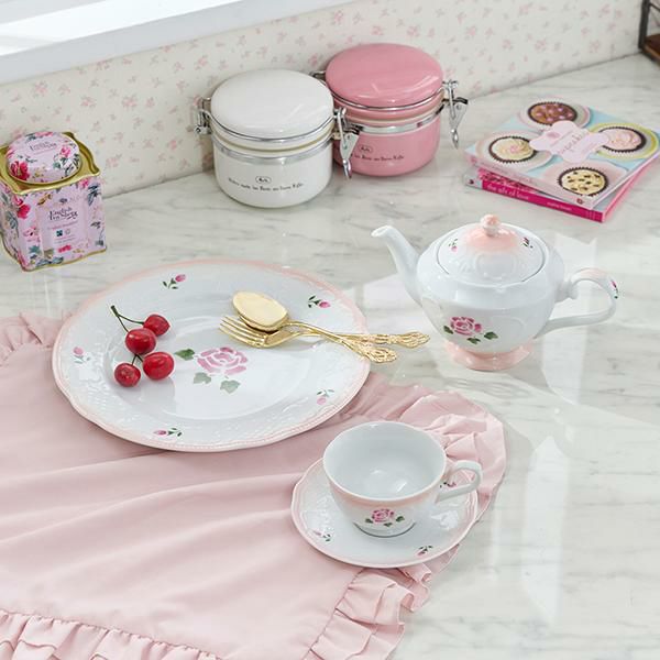 ティーポット(ロンドローズ)/Many｜かわいいお姫様インテリア家具