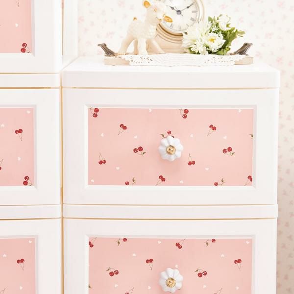 ドレスチェンジチェスト5段／チェリー タンス・チェスト 画像4