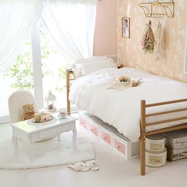 ドレスチェンジチェスト1段4個／チェリー 収納ボックス 画像5