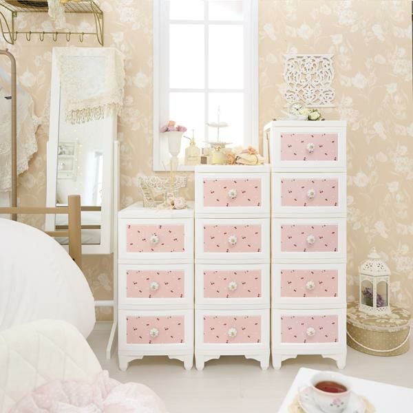 ドレスチェンジチェスト用シール4枚／チェリー タンス・チェスト 画像8