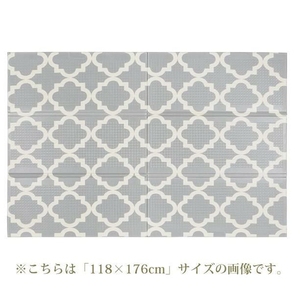 コンパクトに折りたためるプレイマット(178×196) ラグ(長方形) 画像11