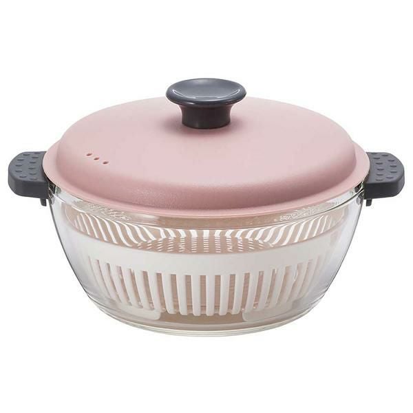 電子レンジに使える耐熱ガラス調理鍋 両手鍋 画像2