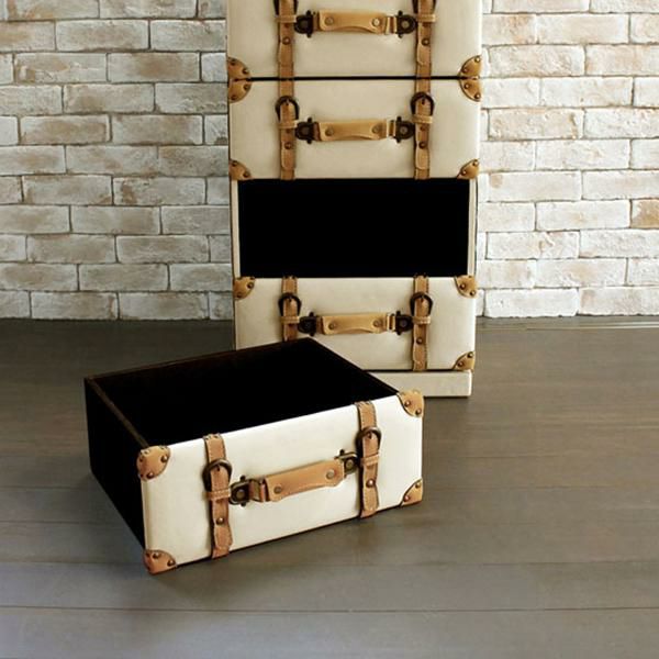 直送】トランク型収納(チェスト・5段)｜かわいいお姫様インテリア家具