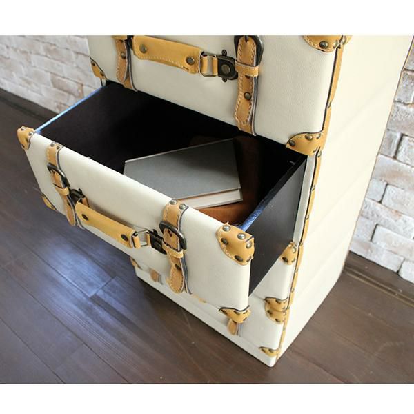 直送】トランク型収納(チェスト・4段スリム)｜かわいいお姫様